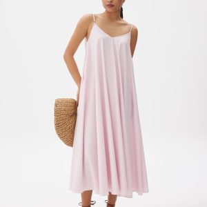 Trapeze Camisole Midaxi Dress
