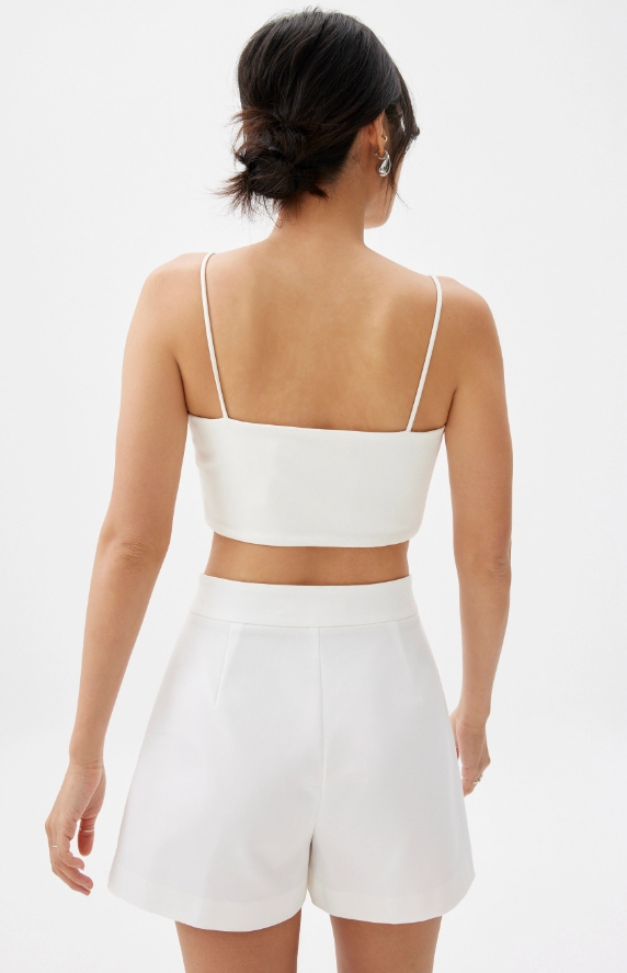 Padded Crop Camisole Top - 图片 2