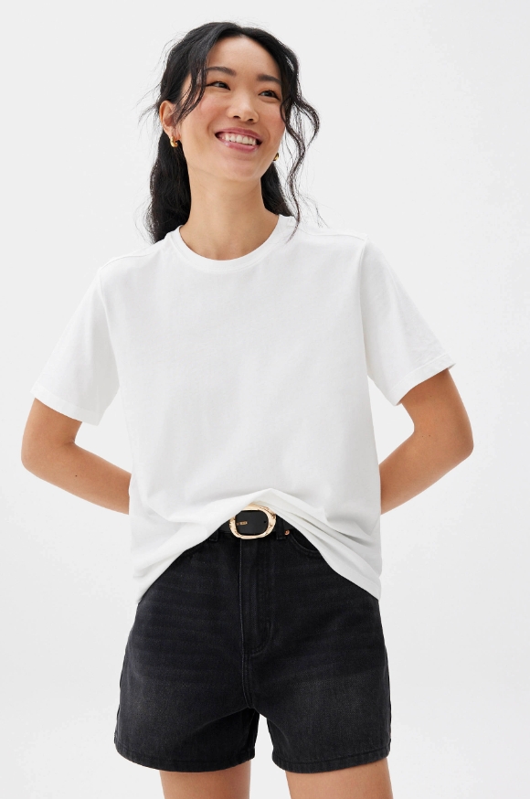 Simple Round Neck Tee - 图片 4