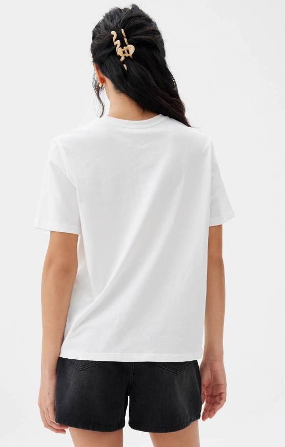 Simple Round Neck Tee - 图片 2