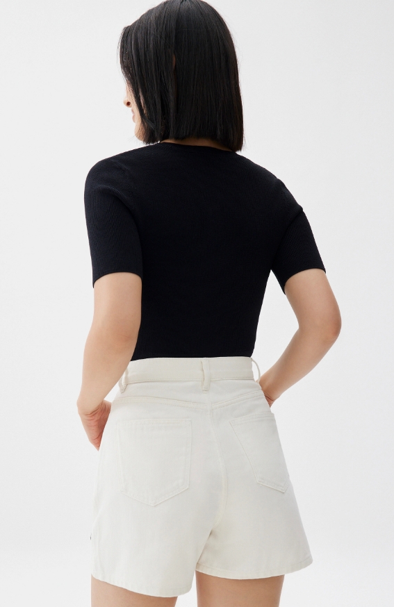 Classic Denim Shorts - 图片 2